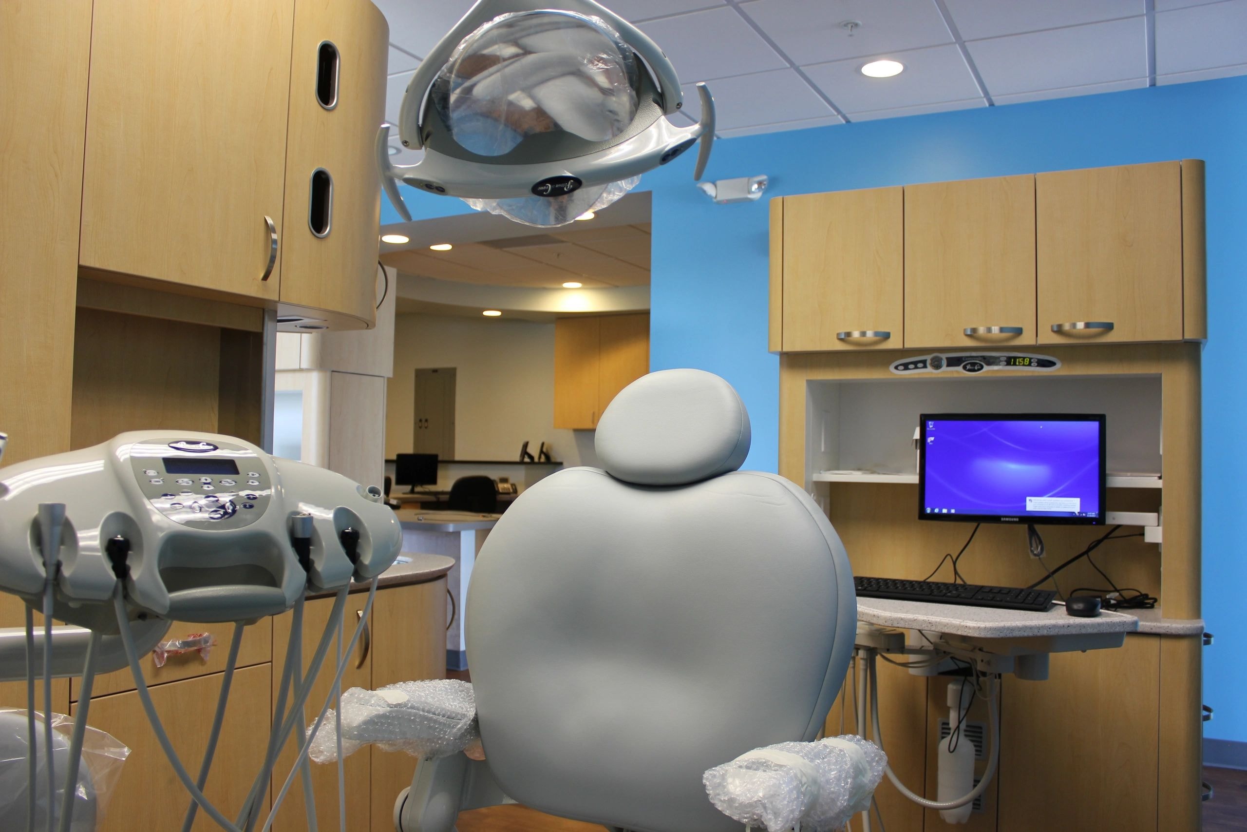 Virginia Smiles Dental Care waiting area